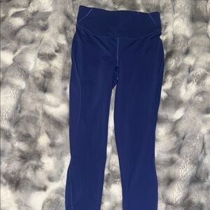 Size 8 blue lululemon tights